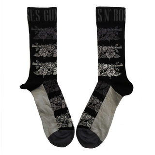 Guns N' Roses Unisex Ankle Socks: Monochrome Pistols