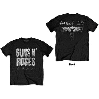 Guns N' Roses Unisex T-Shirt: Paradise City Stars