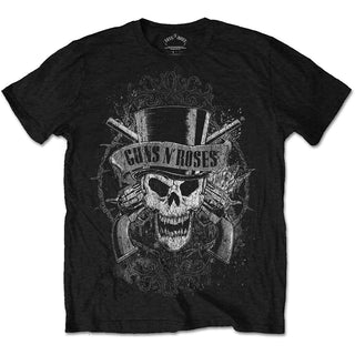 Guns N' Roses Unisex T-Shirt: Faded Skull