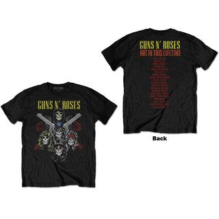 Guns N' Roses Unisex T-Shirt: Pistols & Roses