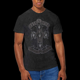 Guns N' Roses Unisex T-Shirt: Monochrome Cross