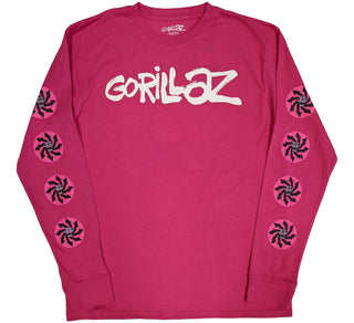 Gorillaz Unisex Long Sleeve T-Shirt: Repeat Pazuzu