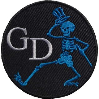 Grateful Dead Standard Patch: Skeleton Circle