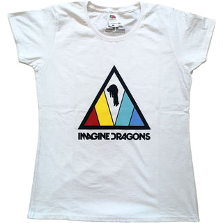 Imagine Dragons Ladies T-Shirt: Triangle Logo