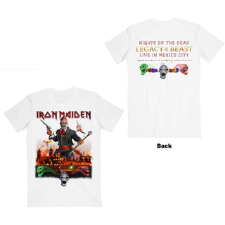 Iron Maiden Unisex T-Shirt: Legacy of the Beast Live In Mexico City