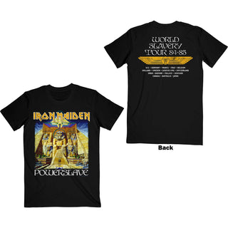 Iron Maiden Unisex T-Shirt: Powerslave World Slavery Tour