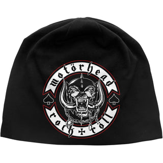 Motorhead Unisex Beanie Hat: Biker Badge