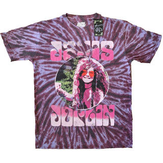 Janis Joplin Unisex T-Shirt: Pink Shades