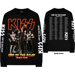 KISS Unisex Long Sleeve T-Shirt: End Of The Road Tour
