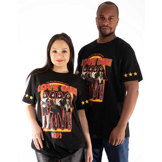 KISS Unisex T-Shirt: Love Gun Stars