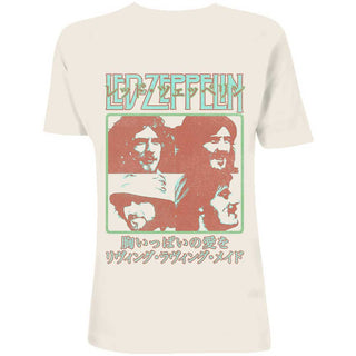 Led Zeppelin Unisex T-Shirt: Japanese Poster