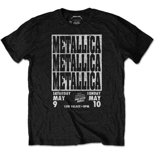 Metallica Unisex T-Shirt: Cow Palace