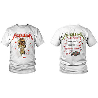 Metallica Unisex T-Shirt: One Landmine (Back Print)