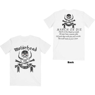 Motorhead Unisex T-Shirt: March or Die