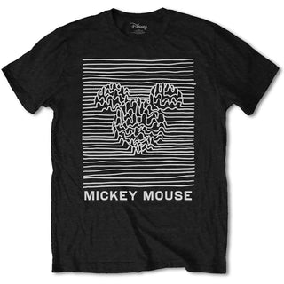 Disney Unisex T-Shirt: Mickey Mouse Unknown Pleasures (Small)