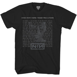 Nine Inch Nails Unisex T-Shirt: Head Like A Hole