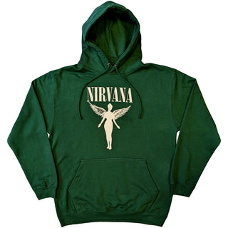 Nirvana Unisex Pullover Hoodie: Angelic Mono