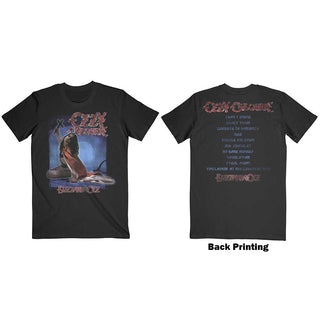 Ozzy Osbourne Unisex T-Shirt: Blizzard of Ozz Track list