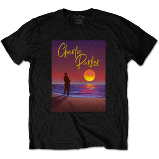 Charlie Parker Unisex T-Shirt: Purple Sunset