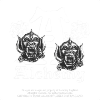 Motorhead Stud Earrings: War Pig