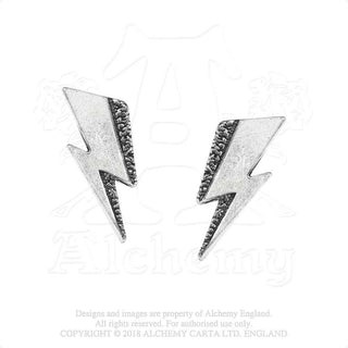 David Bowie Stud Earrings: Flash