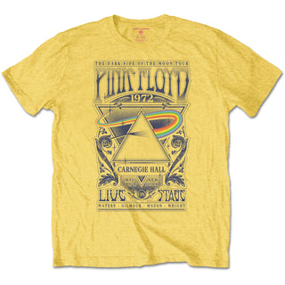 Pink Floyd Unisex T-Shirt: Carnegie Hall Poster