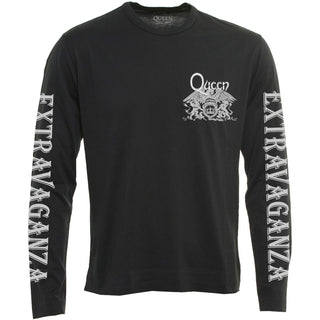 Queen Unisex Long Sleeve T-Shirt: Extravaganza (Sleeve Print)