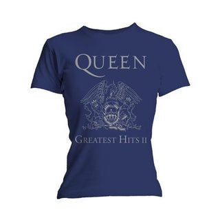 Queen Ladies T-Shirt: Greatest Hits II (Skinny Fit)