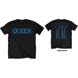 Queen Unisex T-Shirt: The Game Tour (Back Print)