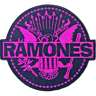 Ramones Standard Patch: Pink Seal