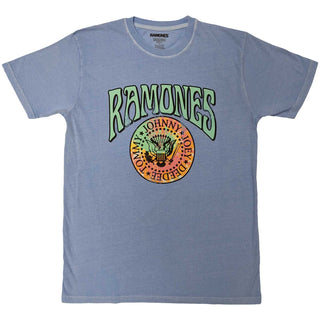 Ramones Unisex T-Shirt: Crest Psych