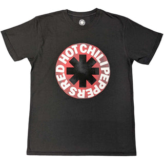 Red Hot Chili Peppers Unisex T-Shirt: Red Circle Asterisk