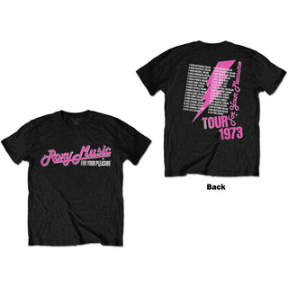 Roxy Music Unisex T-Shirt: For Your Pleasure Tour