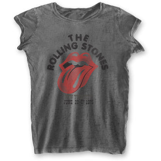 The Rolling Stones Ladies T-Shirt: New York City 75 (Burnout)