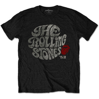 The Rolling Stones Unisex T-Shirt: Swirl Logo '82