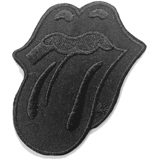 The Rolling Stones Standard Patch: Classic Tongue Black