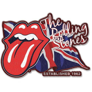 The Rolling Stones Standard Patch: Lick the Flag (Iron On)