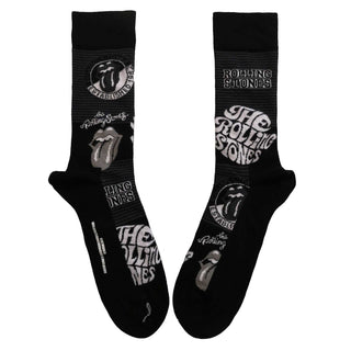 The Rolling Stones Unisex Ankle Socks: Mono Logos