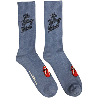 The Rolling Stones Unisex Ankle Socks: Script Logo