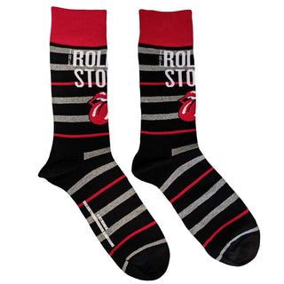 The Rolling Stones Unisex Ankle Socks: Logo & Tongue