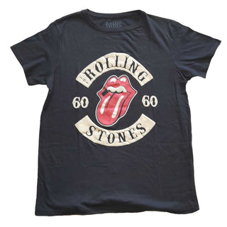 The Rolling Stones Ladies T-Shirt: Sixty Biker Tongue