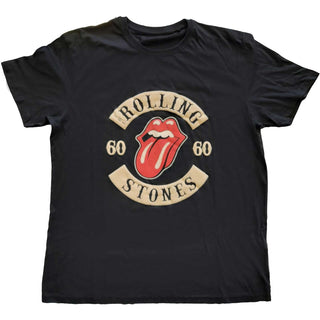 The Rolling Stones Unisex T-Shirt: Sixty Biker Tongue