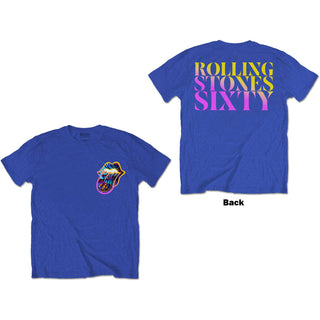 The Rolling Stones Unisex T-Shirt: Sixty Gradient Text