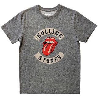 The Rolling Stones Unisex T-Shirt: Biker Tongue