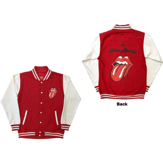 The Rolling Stones Unisex Varsity Jacket: Classic Tongue