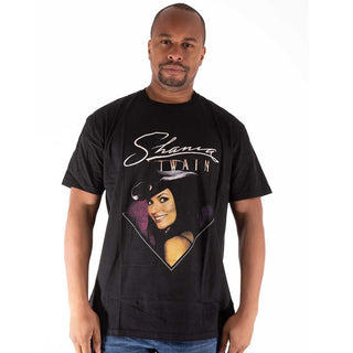 Shania Twain Unisex T-Shirt: Purple Photo