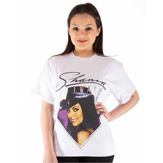 Shania Twain Unisex T-Shirt: Purple Photo