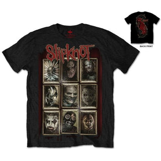 Slipknot Unisex T-Shirt: New Masks (Back Print)