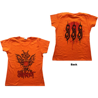 Slipknot Ladies Tee: Winged Devil