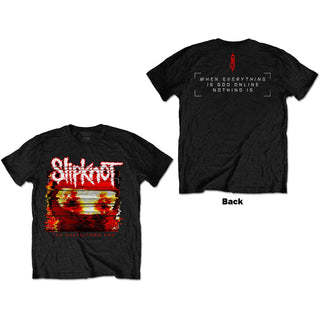 Slipknot Unisex T-Shirt: Chapeltown Rag Glitch